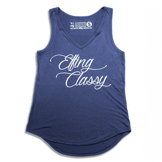 Effing Classy Flowy Tank - Midnight - Effing Gear