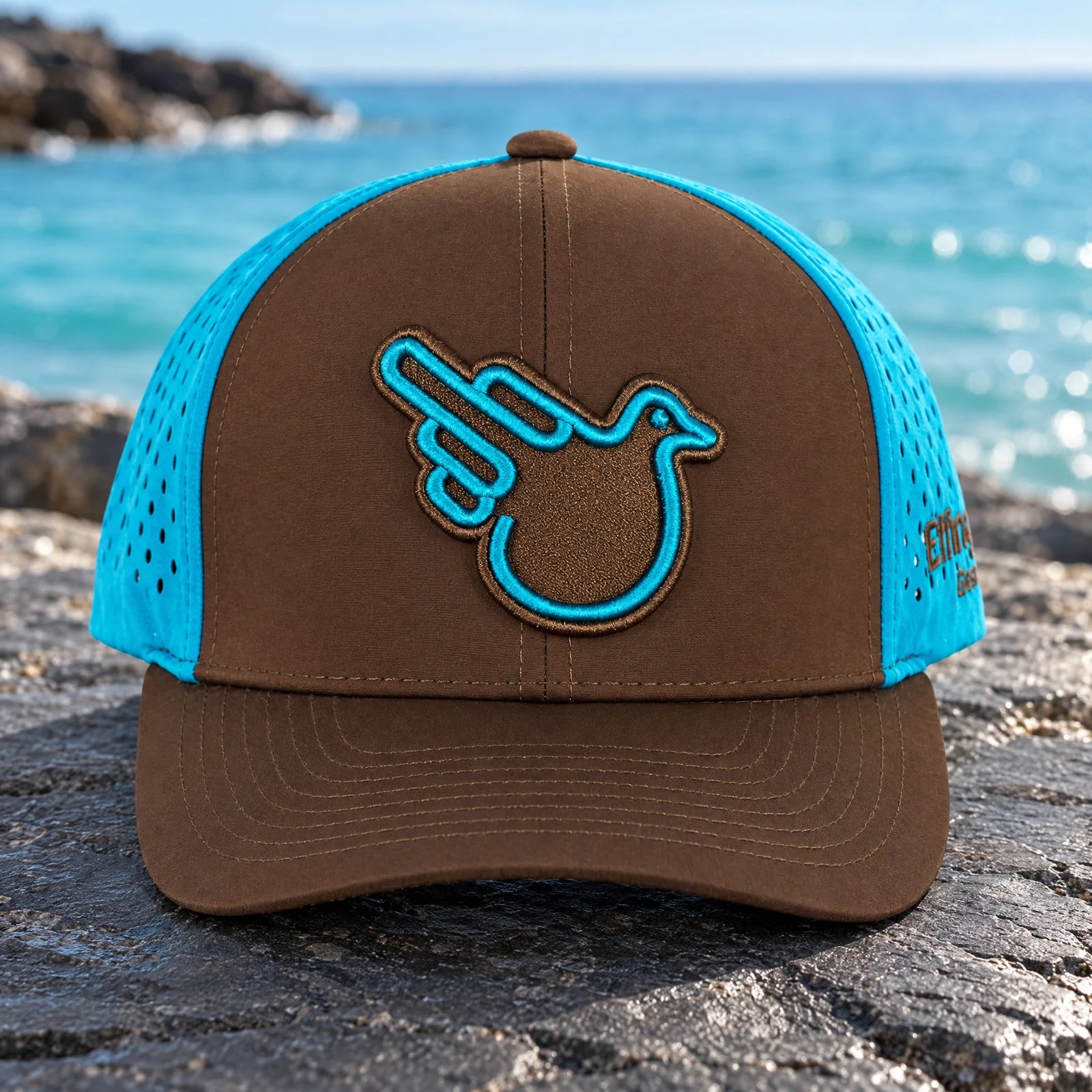 Hat Turquoise/Brownish Gray — front view