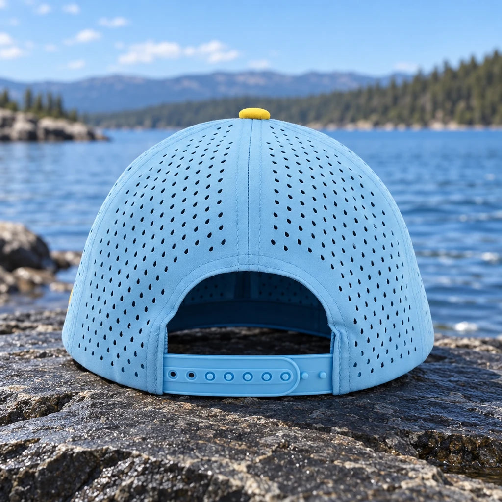 The Mikey White/Blue/Yellow — back view