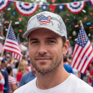 The Alpine Patriot Fitted Trucker