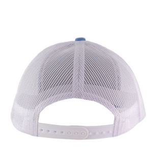 Gorra trucker snapback de malla azul de Real Man