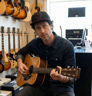 The Jimothy Red and Black Flat Brim