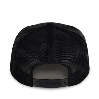 American Black Camo Trucker Flat Bill Snap - Effing Gear