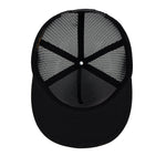 American Black Camo Trucker Flat Bill Snap - Effing Gear