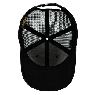 Black Camo Trucker Flat Bill PVC Patch - Effing Gear