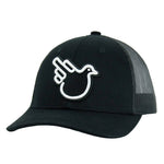 Black Trucker - Double Bird Snap - Effing Gear
