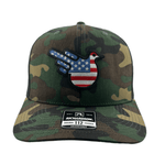 Camo/Black American Bird Trucker Snap - Effing Gear