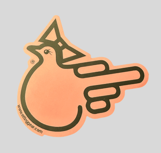 Effie Pink Bird Sticker - Effing Gear