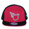 One Size / Raspberry/Baby Blue