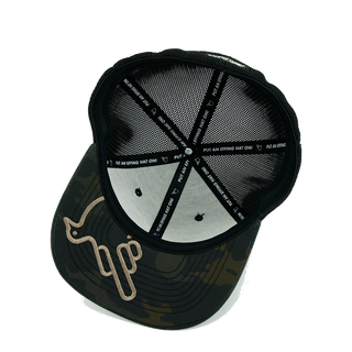 Storm Camo Fitted Trucker underbird view