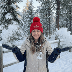 Lovebirds POM Cuffed Knit Beanie - Effing Gear