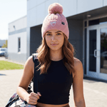 POM Cuffed Knit Beanie - Effing Gear