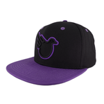 Purple Rain Double Bird Flat Brim Snap - Effing Gear