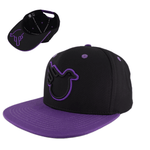 Purple Rain Double Bird Flat Brim Snap - Effing Gear