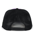 Purple Rain Flat Bill Trucker Snap - Effing Gear