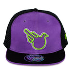 Purple Rain Flat Bill Trucker Snap - Effing Gear