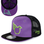 Purple Rain Flat Bill Trucker Snap - Effing Gear