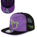 Purple Rain Flat Bill Trucker Snap - Effing Gear