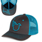 Real Man Blue - Double Bird Snap - Effing Gear