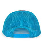 Real Man Blue/Light Gray Snap Trucker - Effing Gear