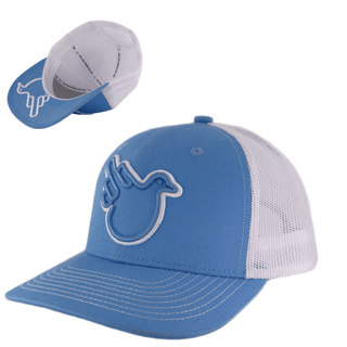 Real Man Columbia Blue - Double Bird Snap - Effing Gear