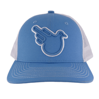 Real Man Columbia Blue - Double Bird Snap - Effing Gear