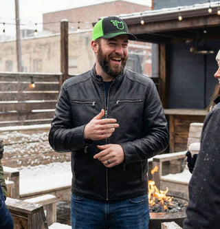 Real Man Green - Double Bird Snap - Effing Gear