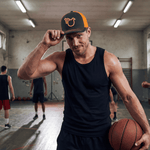 Real Man Orange - Double Bird Snap - Effing Gear