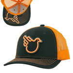 Real Man Orange - Double Bird Snap - Effing Gear