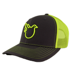 Real Man Yellow Snap Trucker - front view