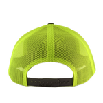 Real Man Yellow Snap Trucker - rear view