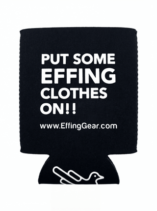 Starter Kit - Stickers (4) , Keychain (White, Black or USA) & Koozie - Effing Gear