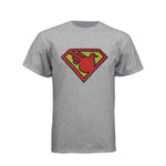 Superbird 6010 triblend tee in premium heather, front view with upright full-border shield