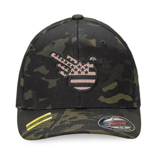 The American Jim Multicam Black Fitted Hat - Effing Gear
