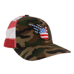The Camo Stars & Stripes American Bird Trucker - Effing Gear