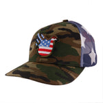 The Camo Stars & Stripes American Bird Trucker - Effing Gear