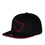 The Jimothy Red and Black Flat Brim - Effing Gear