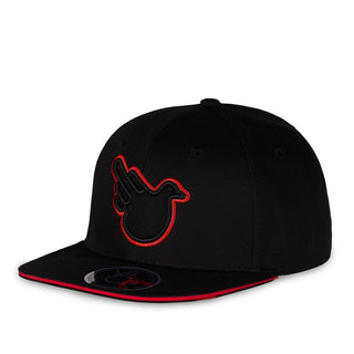 The Jimothy Red and Black Flat Brim - Effing Gear