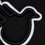 The Snowbird Black and White Flat Bill - Effing Gear