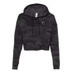 The Stormie Black Camo Lightweight Crop Hooded Sweatshirt - Effing Gear