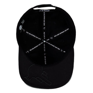 The Timothy Black Flat Brim - Effing Gear
