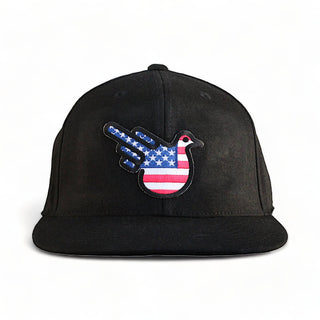 American Fitted Flat Brim Hat - Effing Gear