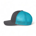 Real Man Blue Fitted Trucker - Effing Gear