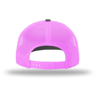 Real Man Pink Mesh Snapback Trucker Hat - Effing Gear