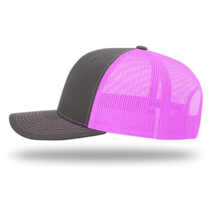 Real Man Pink Mesh Snapback Trucker Hat - Effing Gear