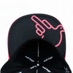 The Jimothy Red and Black Flat Brim - Effing Gear